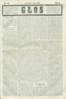 Głos. 1861, nr 53 (5 marca 1861)
