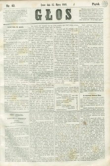 Głos. 1861, nr 62 (15 marca)