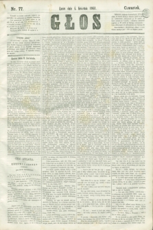 Głos. 1861, nr 77 (4 kwietnia)