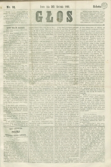 Głos. 1861, nr 91 (20 kwietnia)