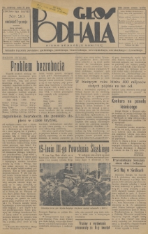 Głos Podhala : aktualny tygodnik powiatów: gorlickiego, jasielskiego, limanowskiego, nowosądeckiego, nowotarskiego i żywieckiego. 1936, nr 20