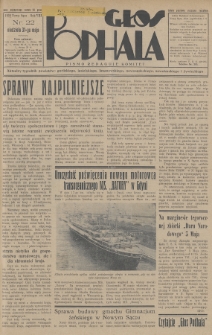 Głos Podhala : aktualny tygodnik powiatów: gorlickiego, jasielskiego, limanowskiego, nowosądeckiego, nowotarskiego i żywieckiego. 1936, nr 22