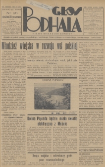 Głos Podhala : aktualny tygodnik powiatów: gorlickiego, jasielskiego, limanowskiego, nowosądeckiego, nowotarskiego i żywieckiego. 1936, nr 26