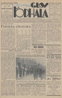 Głos Podhala : aktualny tygodnik powiatów: gorlickiego, jasielskiego, limanowskiego, nowosądeckiego, nowotarskiego i żywieckiego. 1936, nr 37