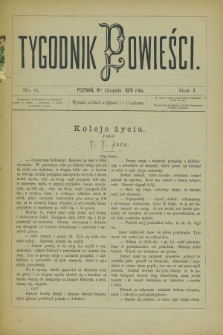 Tygodnik Powieści. R.1, nr 6 (9 listopada 1878)