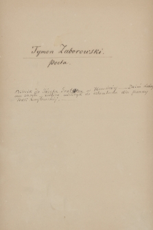 Autografy nowsze ze zbioru Władysława Górskiego. T. 15, Zaborowski - Żyliński oraz autografy zbiorowe