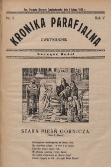 Kronika Parafjalna : dwutygodnik. 1932, nr 3