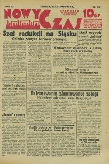 Nowy Czas. R.3, nr 42 (11 lutego 1933)