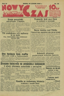 Nowy Czas. R.3, nr 46 (15 lutego 1933)