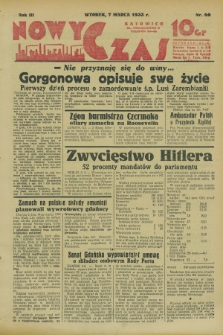 Nowy Czas. R.3, nr 66 (7 marca 1933)