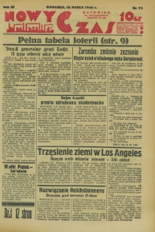 Nowy Czas. R.3, nr 71 (12 marca 1933)