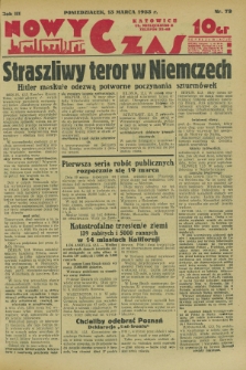 Nowy Czas. R.3, nr 72 (13 marca 1933)