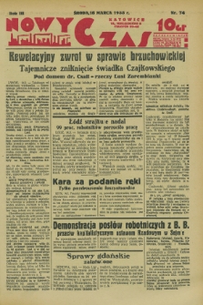 Nowy Czas. R.3, nr 74 (15 marca 1933)