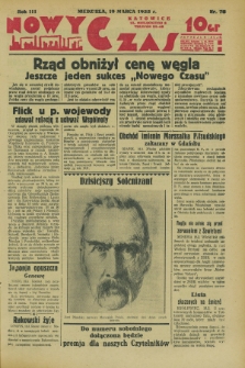 Nowy Czas. R.3, nr 78 (19 marca 1933)