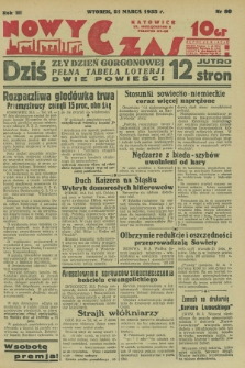 Nowy Czas. R.3, nr 80 (21 marca 1933)