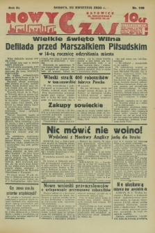 Nowy Czas. R.3, nr 110 (22 kwietnia 1933)