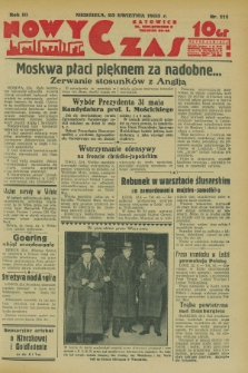 Nowy Czas. R.3, nr 111 (23 kwietnia 1933)