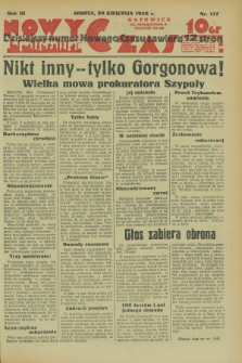 Nowy Czas. R.3, nr 117 (29 kwietnia 1933)