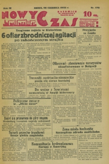 Nowy Czas. R.3, nr 176 (28 czerwca 1933)