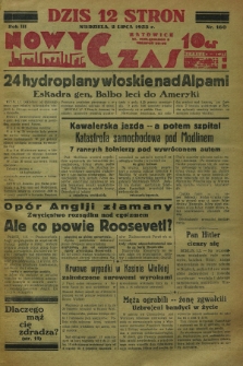 Nowy Czas. R.3, nr 180 (2 lipca 1933)