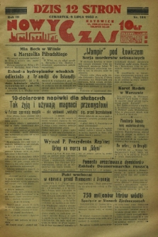 Nowy Czas. R.3, nr 184 (6 lipca 1933)