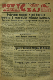 Nowy Czas. R.3, nr 188 (10 lipca 1933)