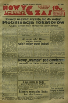 Nowy Czas. R.3, nr 204 (26 lipca 1933)