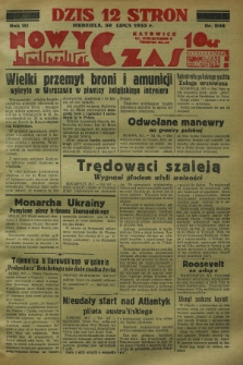Nowy Czas. R.3, nr 208 (30 lipca 1933)