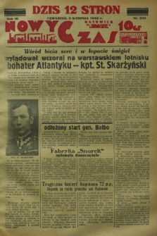 Nowy Czas. R.3, nr 212 (3 sierpnia 1933)