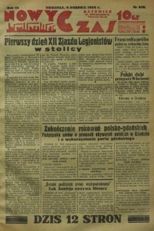 Nowy Czas. R.3, nr 215 (6 sierpnia 1933)