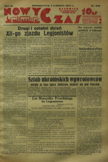 Nowy Czas. R.3, nr 216 (7 sierpnia 1933)