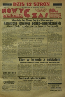 Nowy Czas. R.3, nr 219 (10 sierpnia 1933)
