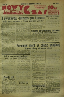 Nowy Czas. R.3, nr 232 (23 sierpnia 1933)