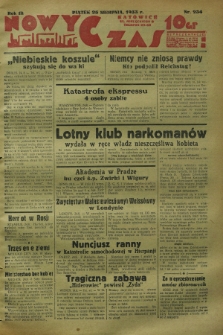 Nowy Czas. R.3, nr 234 (25 sierpnia 1933)