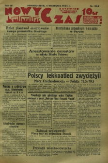 Nowy Czas. R.3, nr 244 (4 września 1933)