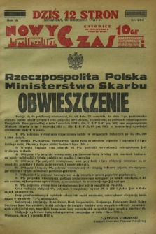 Nowy Czas. R.3, nr 250 (10 września 1933)