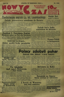 Nowy Czas. R.3, nr 255 (15 września 1933)