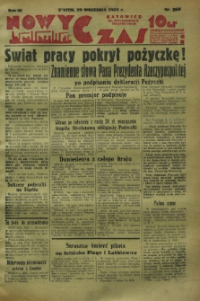 Nowy Czas. R.3, nr 269 (29 września 1933)
