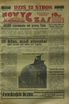 Nowy Czas. R.3, nr 271 (1 października 1933)