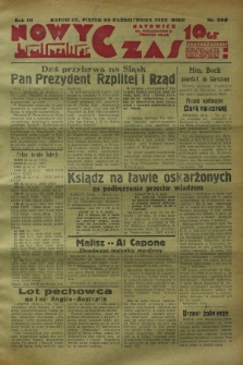 Nowy Czas. R.3, nr 290 (20 października 1933)