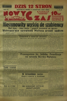 Nowy Czas. R.3, nr 302 (1 listopada 1933)