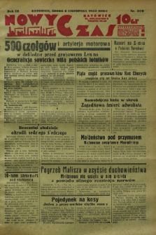 Nowy Czas. R.3, nr 309 (8 listopada1933)
