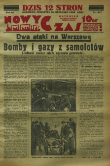 Nowy Czas. R.3, nr 317 (16 listopada 1933)