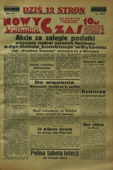 Nowy Czas. R.3, nr 320 (19 listopada 1933)