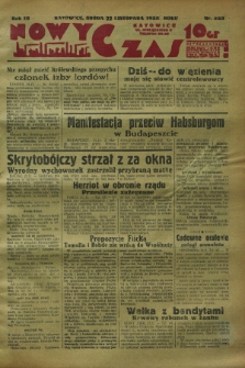 Nowy Czas. R.3, nr 323 (22 listopada 1933)