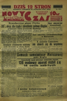 Nowy Czas. R.3, nr 324 (23 listopada 1933)