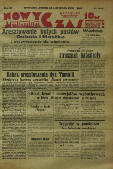 Nowy Czas. R.3, nr 325 (24 listopada 1933)