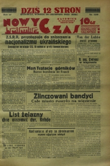 Nowy Czas. R.3, nr 329 (28 listopada 1933)