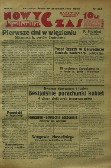 Nowy Czas. R.3, nr 330 (29 listopada 1933)