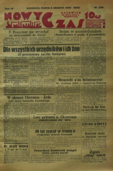 Nowy Czas. R.3, nr 339 (8 grudnia 1933)